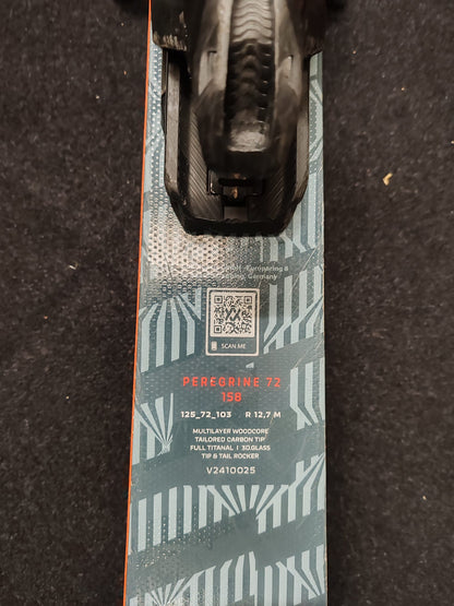 158cm Sci Völkl Peregrine 72 r12.7 2025 usato