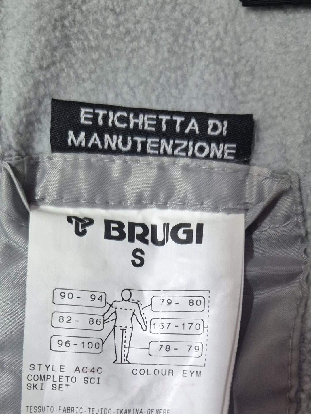pantalone tecnico brugi uomo tg S usato