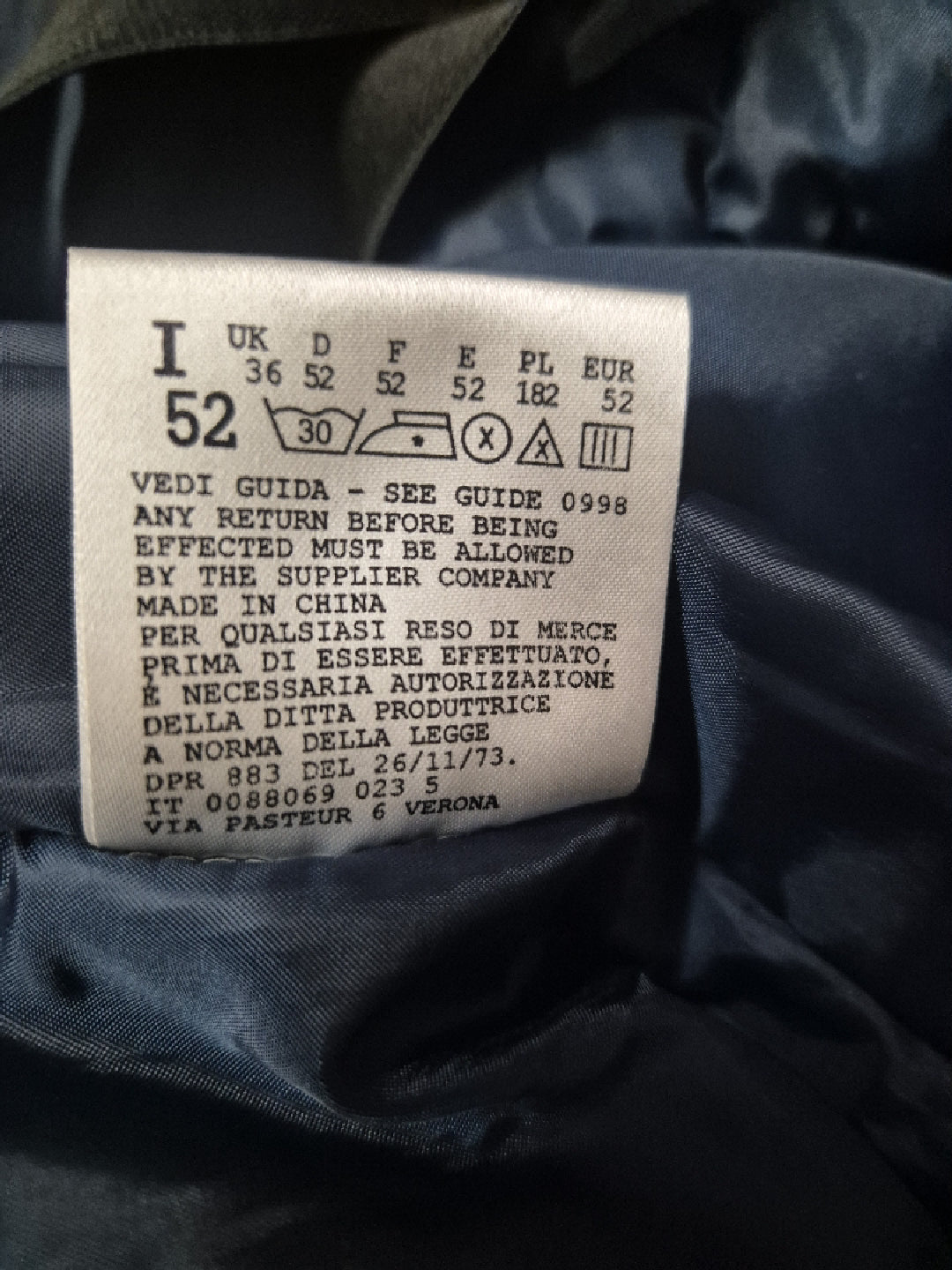 pantaloni tecnico uomo Brugi tg 48 usato
