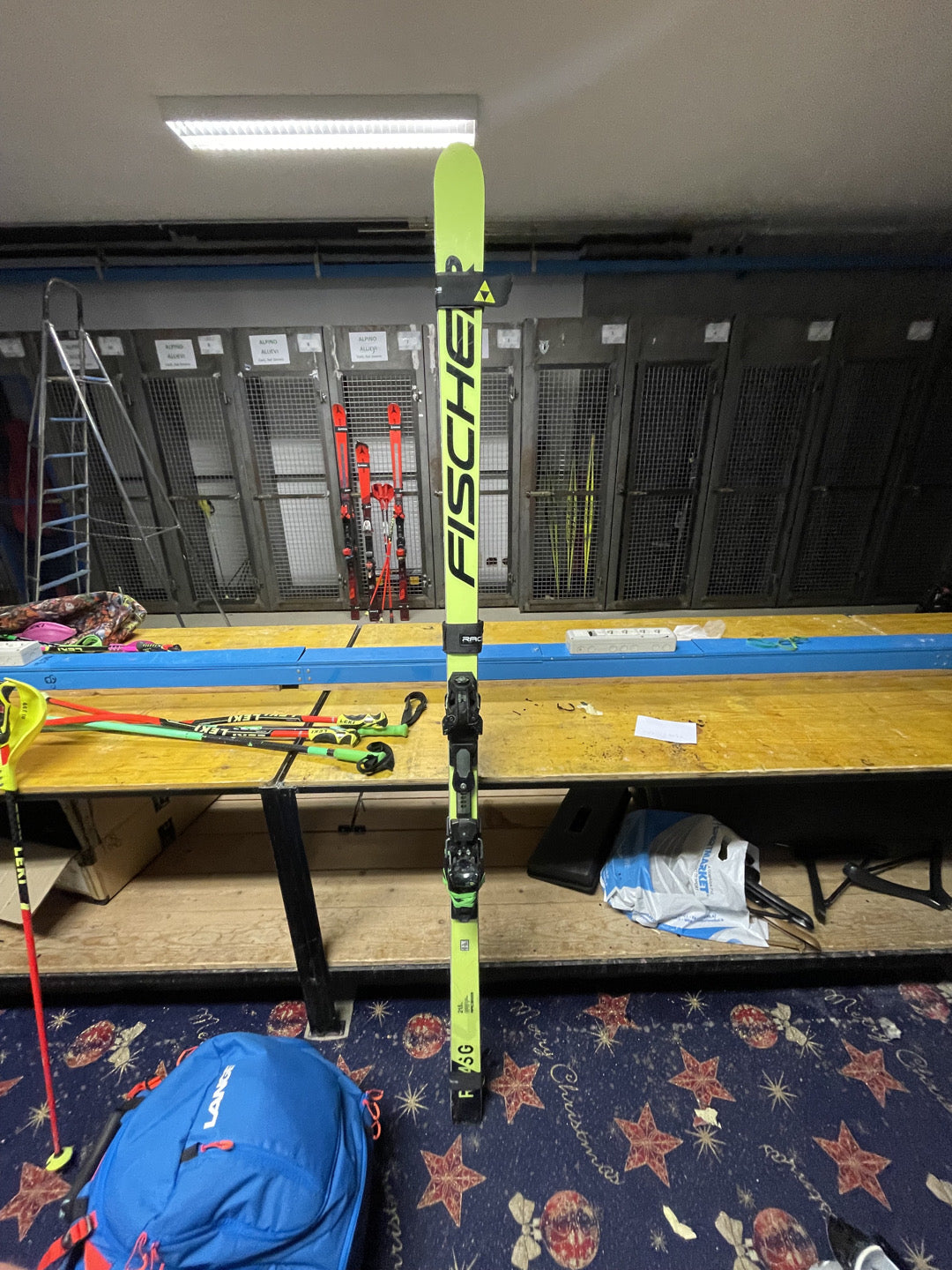 Sci Fischer gara 215cm super-g usati
