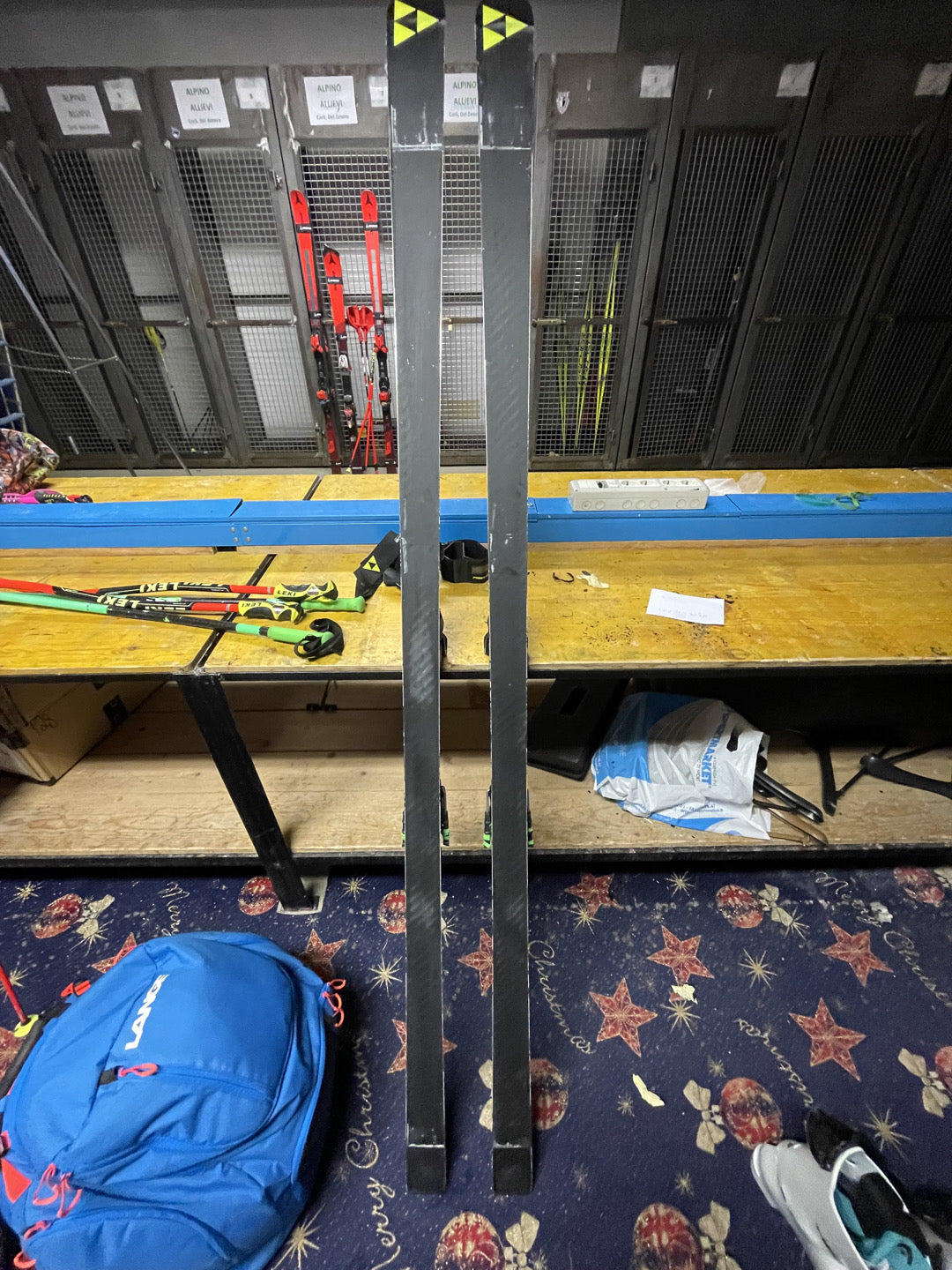 Sci Fischer gara 215cm super-g usati