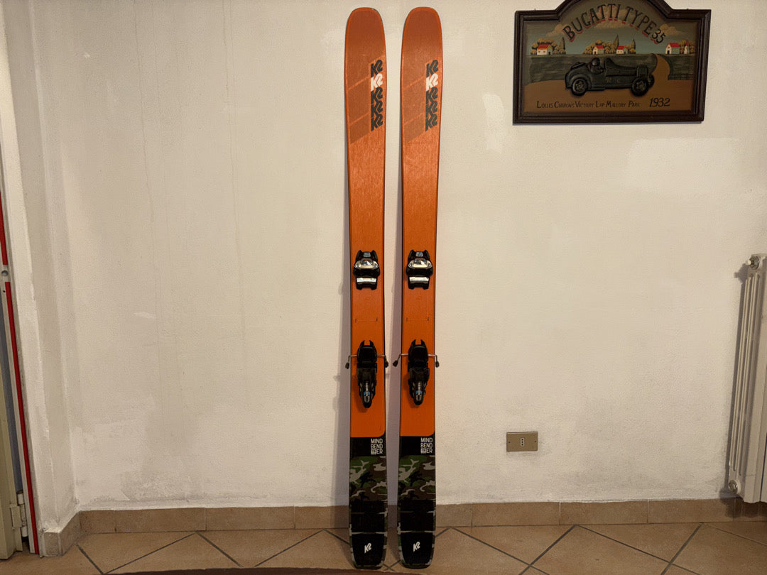 Sci K2 Mindbender 116C freeride usati + attacco