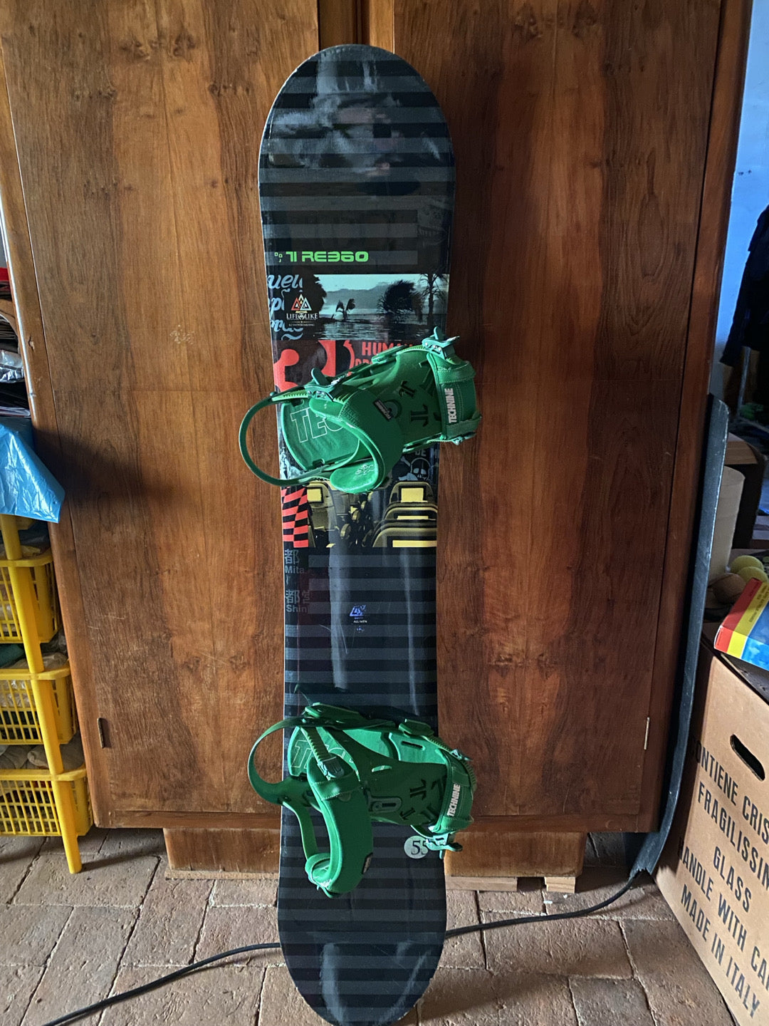 Tavola Snowboard K2 All-Mountain usata + attacchi