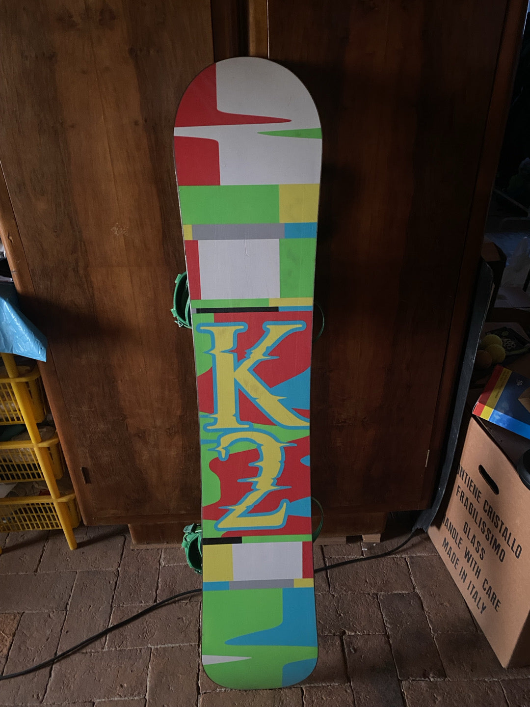 Tavola Snowboard K2 All-Mountain usata + attacchi