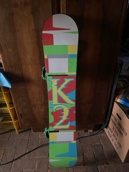 Tavola Snowboard K2 All-Mountain usata + attacchi
