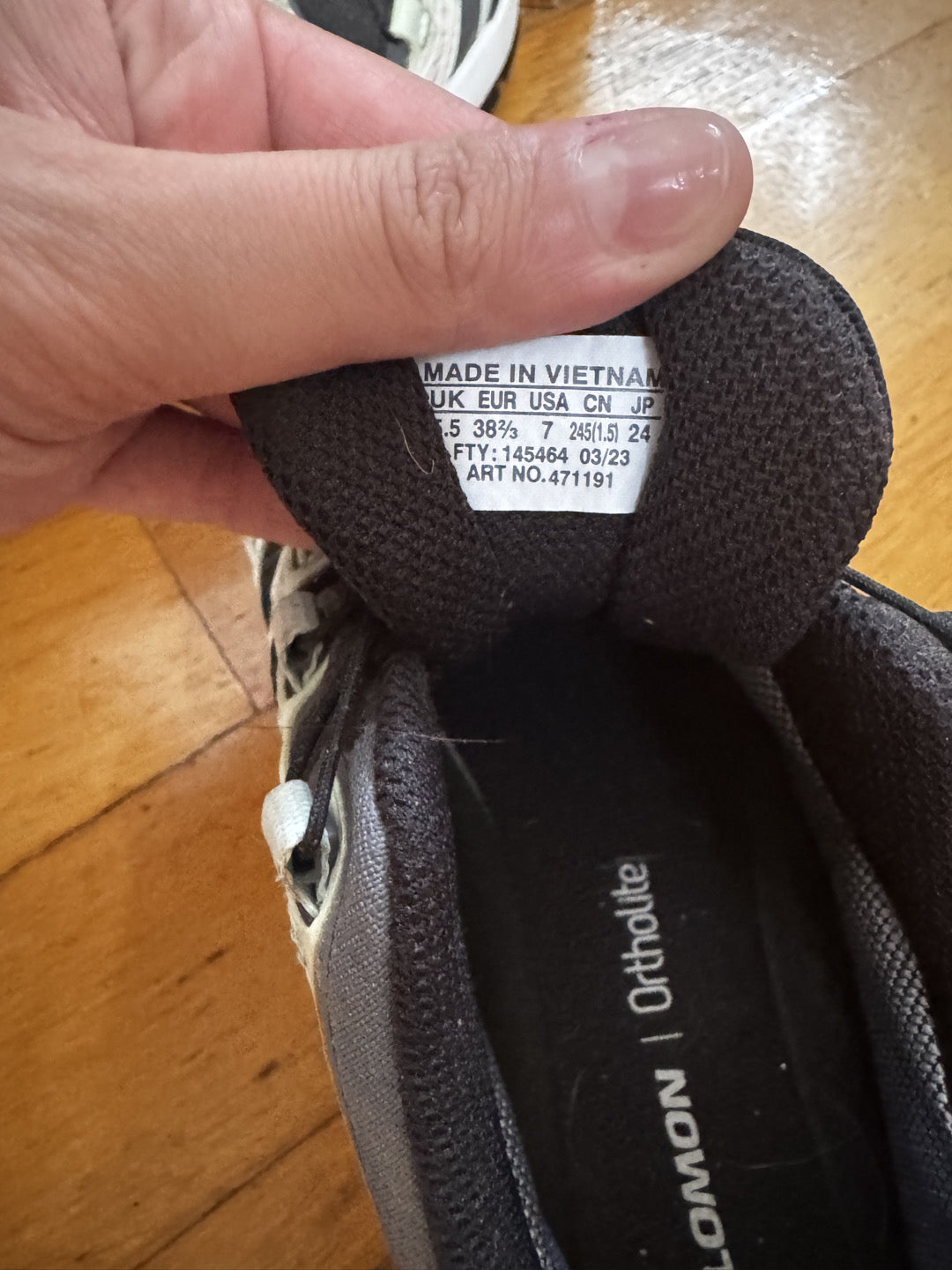 scarpe da trekking donna SALOMON tg. 38 2/3 usate