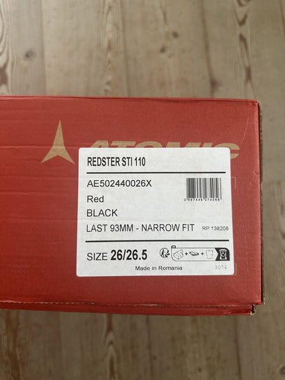 Scarponi sci ATOMIC REDSTAR STI 110 tg. 26/26.5 usati