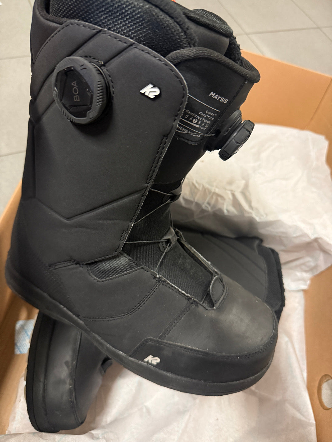 Scarponi Snowboard K2 Maysis tg. 29.5 2025 usati