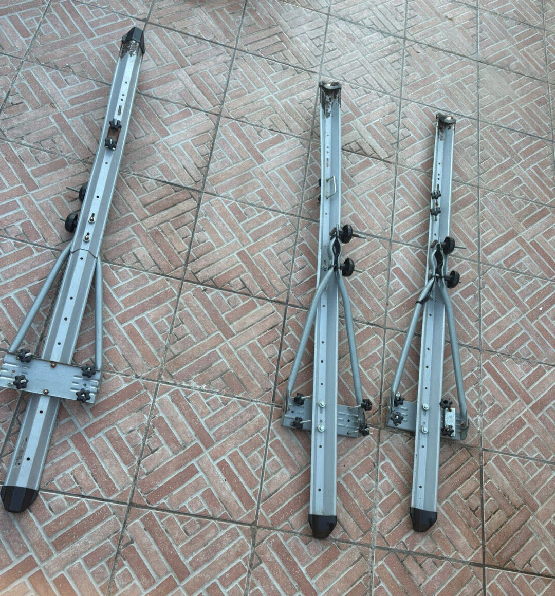 Porta bici da tetto in acciaio