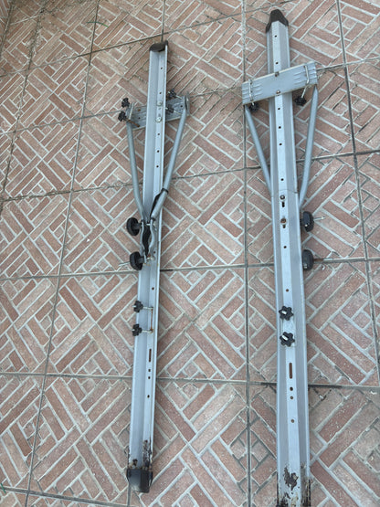 Porta bici da tetto in acciaio