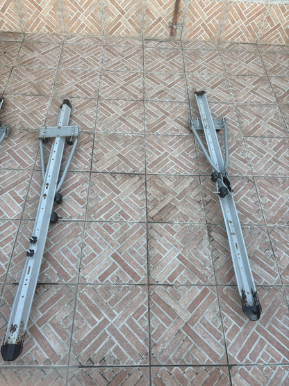 Porta bici da tetto in acciaio