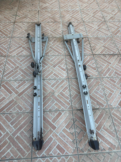 Porta bici da tetto in acciaio