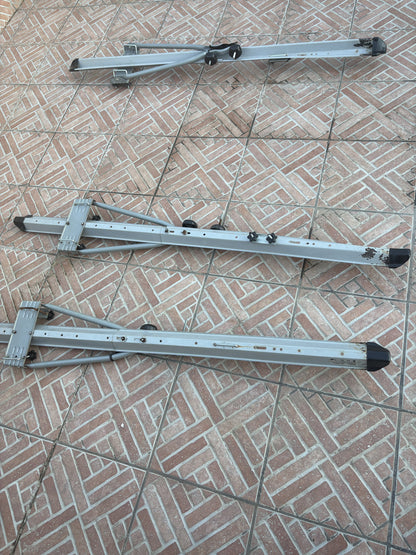 Porta bici da tetto in acciaio