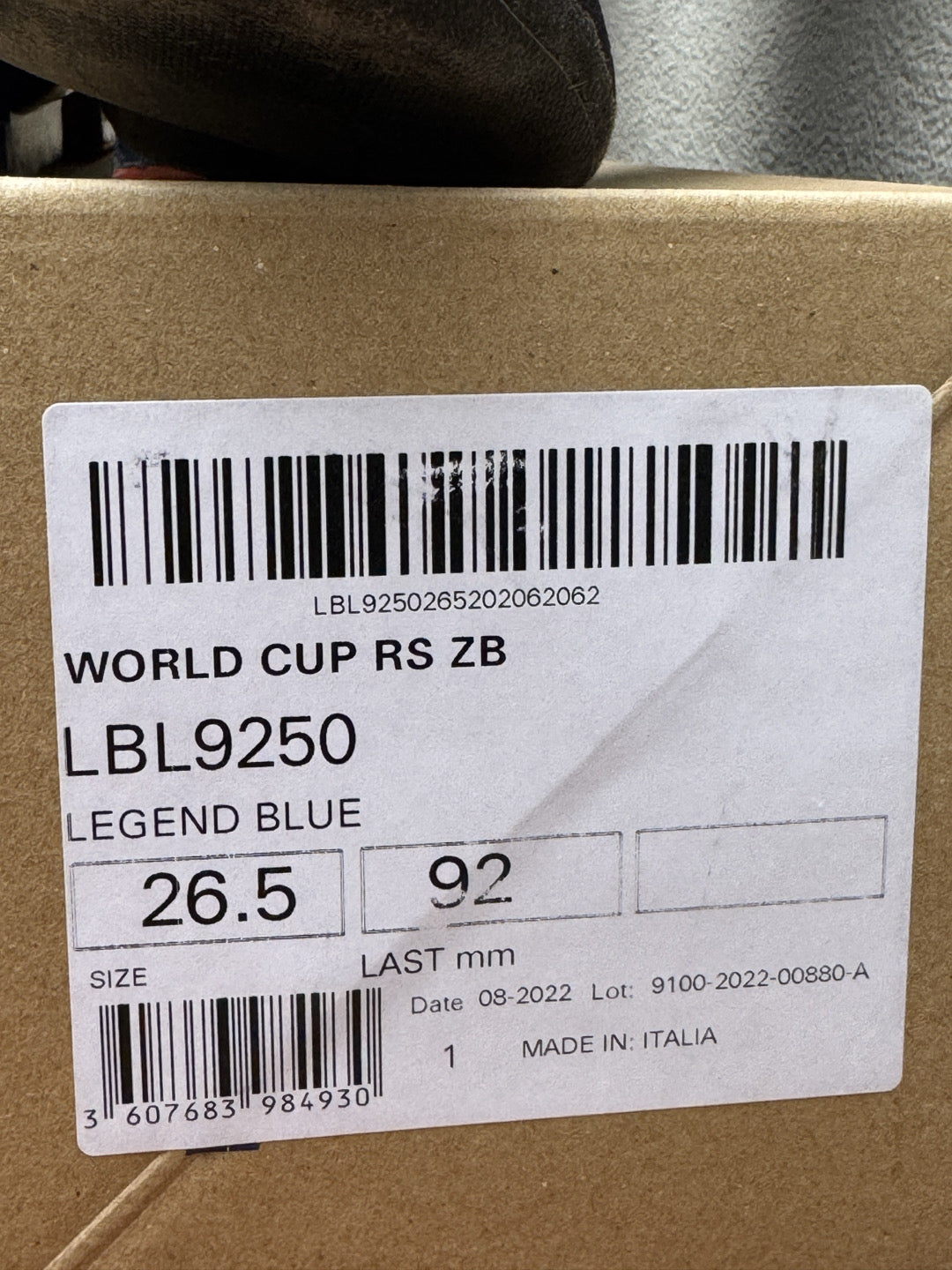 Scarpone gara Lange WORLD CUP RS ZB tg 26.5 usato