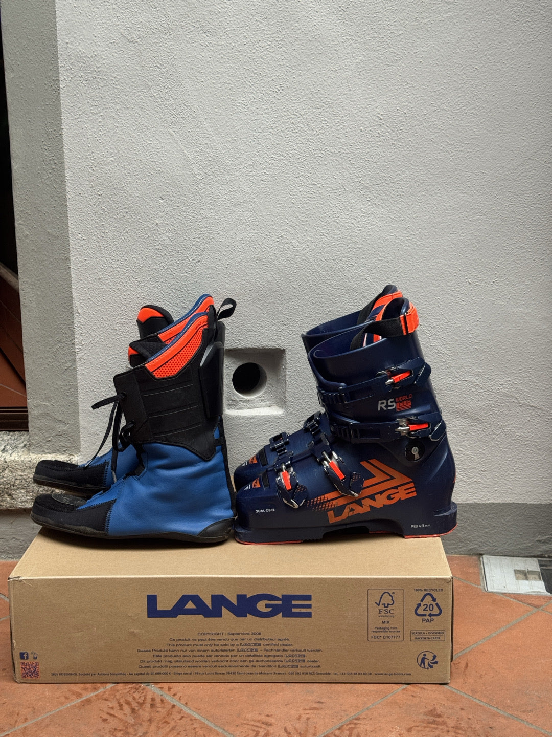 Scarpone gara Lange WORLD CUP RS ZB tg 26.5 usato