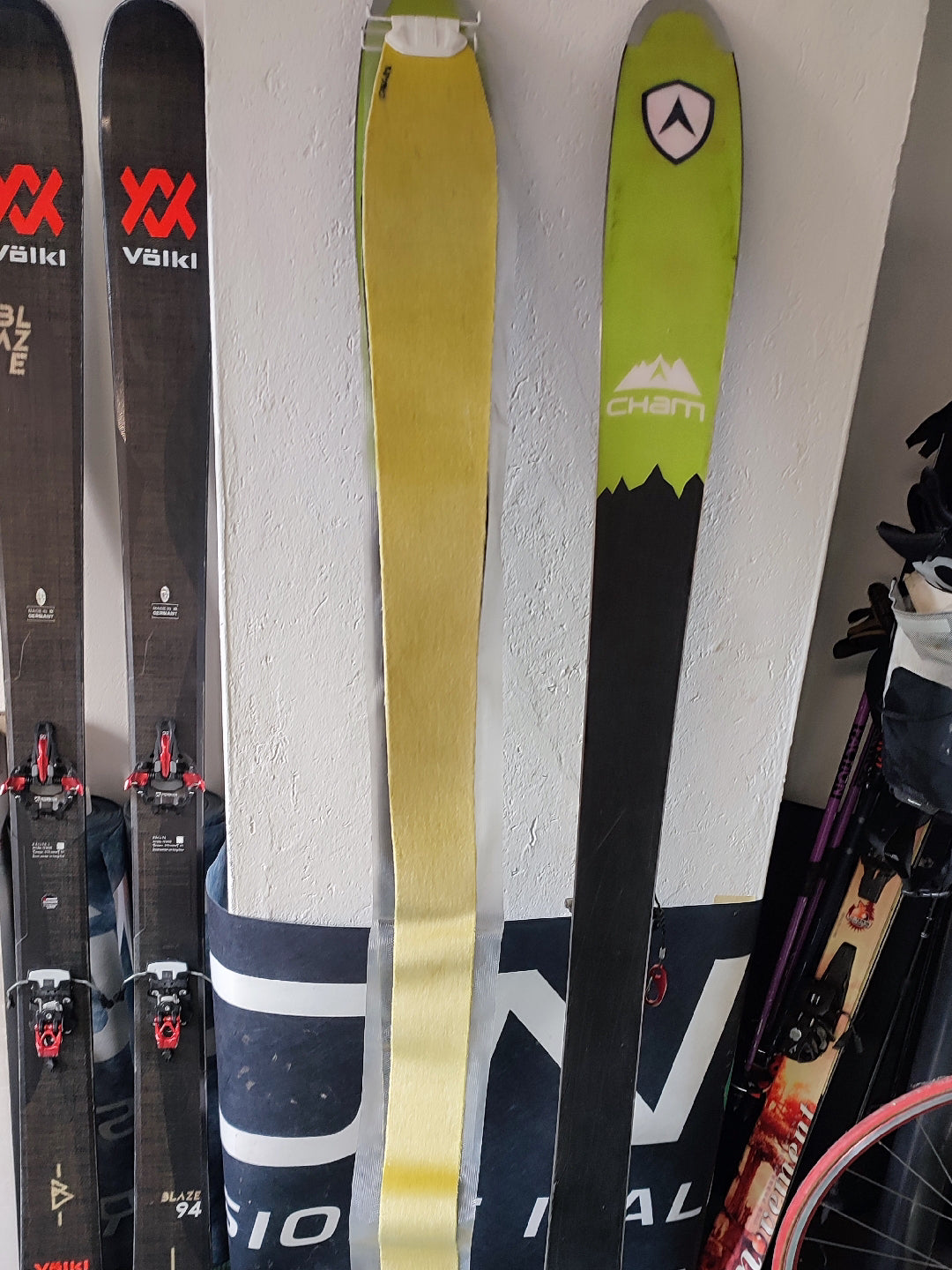 Sci alpinismo Dynastar Cham HM 87 178cm + attacchi Dynafit usati