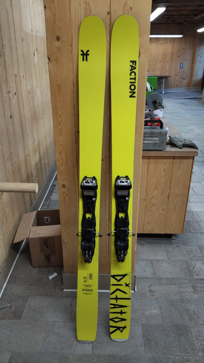 Faction Dictator 4.0 X 180 cm 2022 Sci All Mountain / Freeride Usati rigenerati