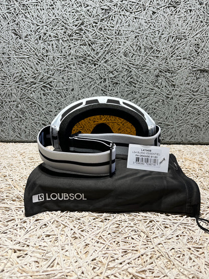 Maschera sci Loubsol LS4 OTG Cat 1-3 bianca nuova