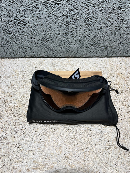 Maschera sci Loubsol LS4 OTG Cat 1-3 nera nuova