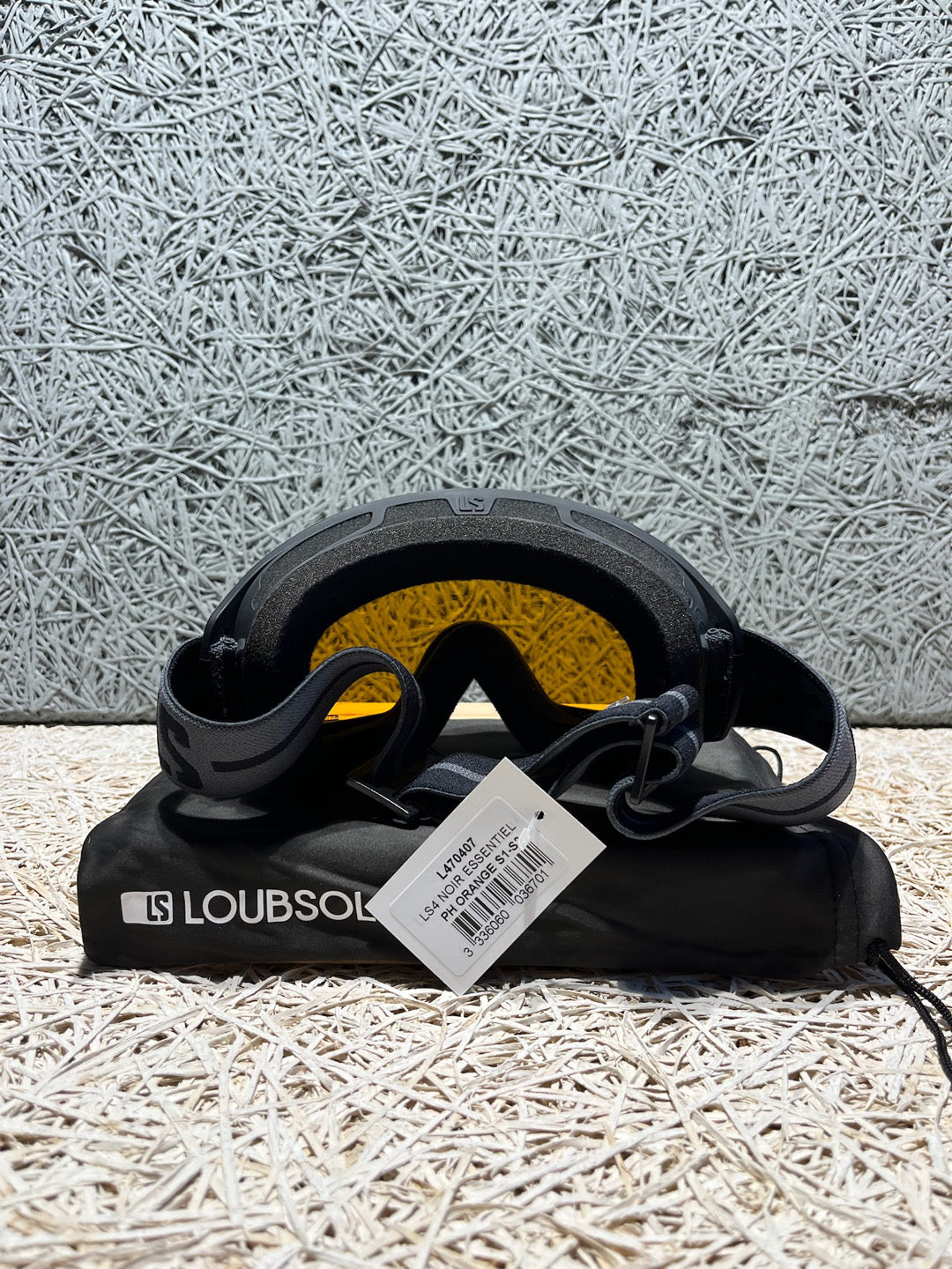 Maschera sci Loubsol LS4 OTG Cat 1-3 nera nuova