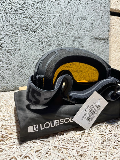 Maschera sci Loubsol LS4 OTG Cat 1-3 nera nuova
