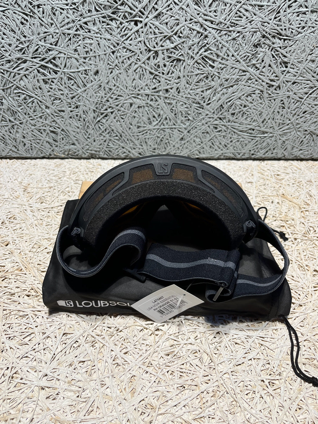Maschera sci Loubsol LS4 OTG Cat 1-3 nera nuova