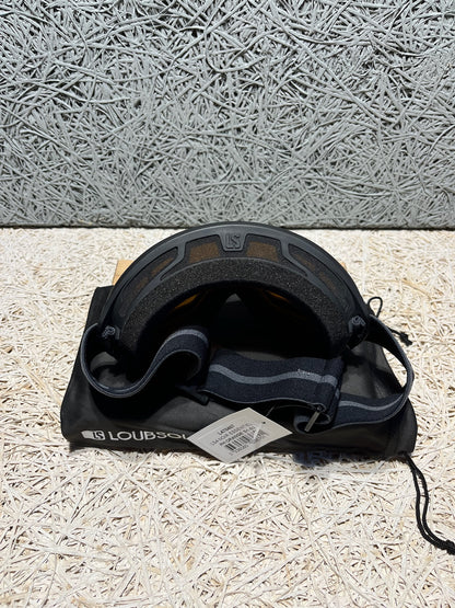 Maschera sci Loubsol LS4 OTG Cat 1-3 nera nuova