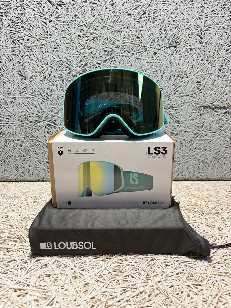 Maschera sci Loubsol LS3 Vert standard CAT 3 nuova