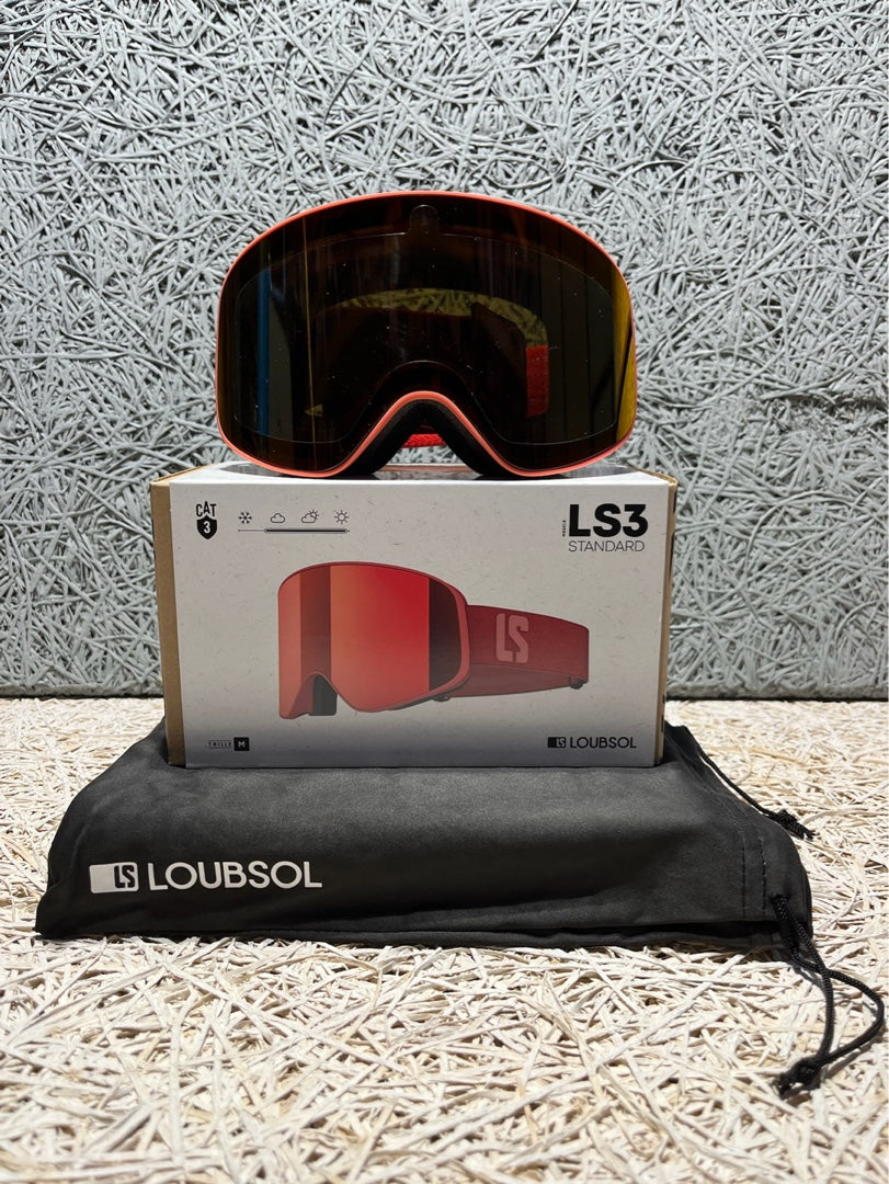 Maschera sci Loubsol LS3 Std Framboise Cat 3 nuova
