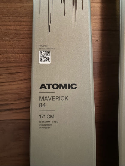 Atomic maverick 84 171cm + M10 GW nuovi
