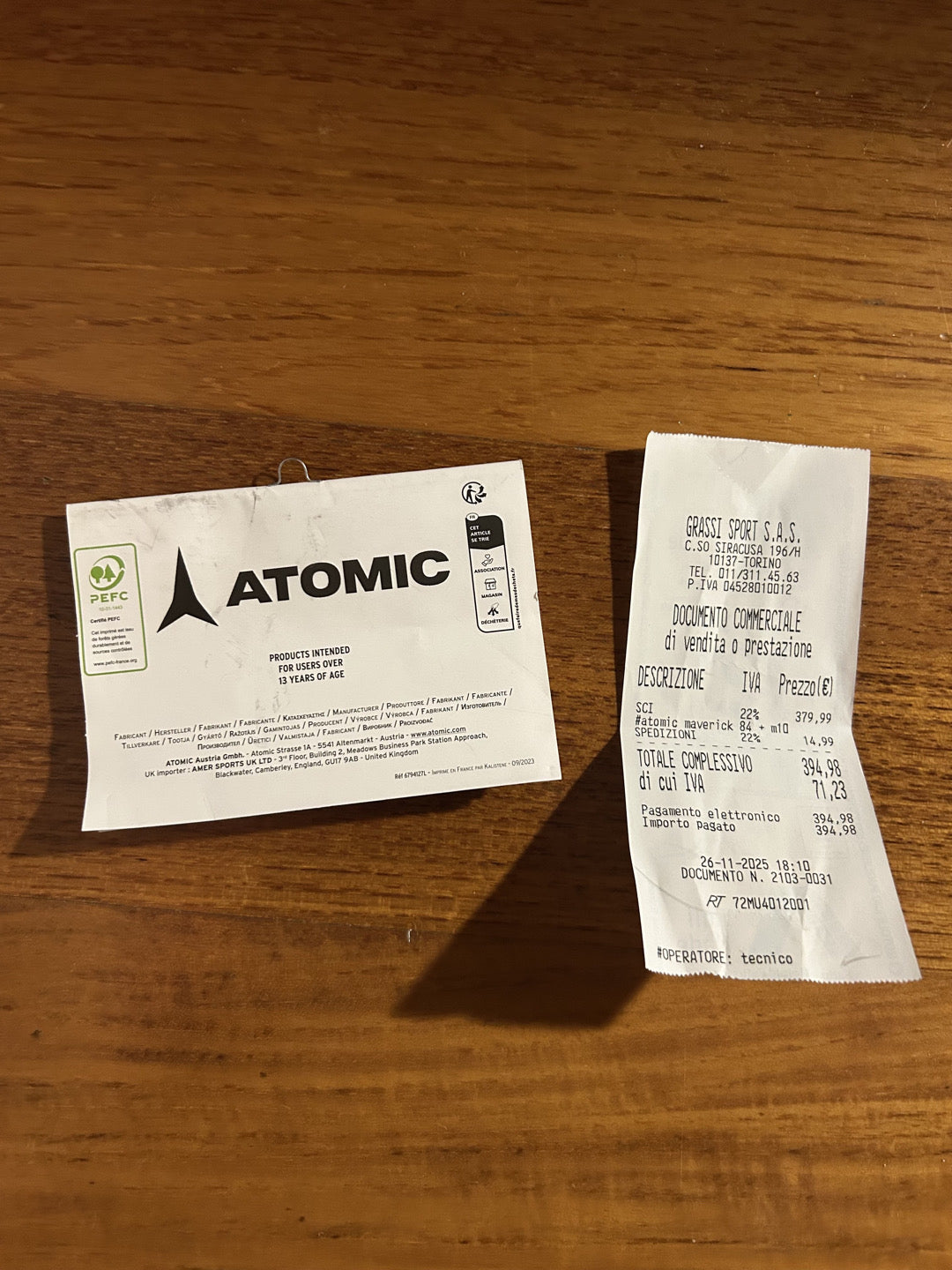 Sci Atomic maverick 84 2026 171 cm + M10 GW nuovi