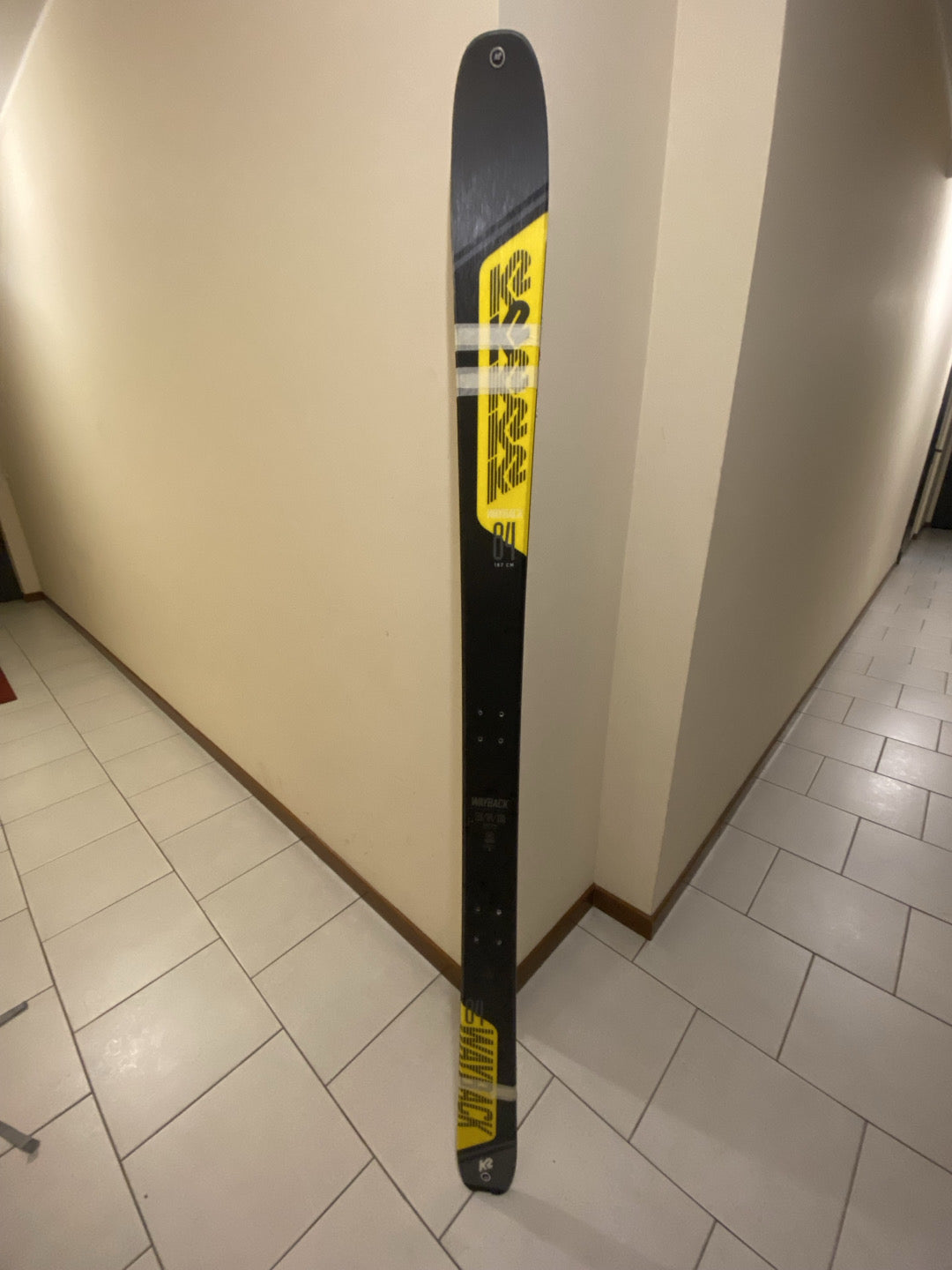 Sci scialpinismo K2 Wayback 84 167cm (forati) usati