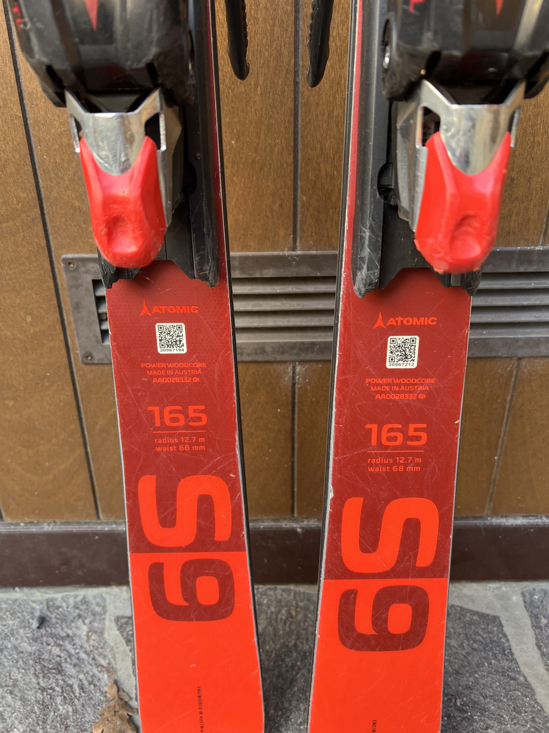 sci Atomic S9 165cm r12.7 usati