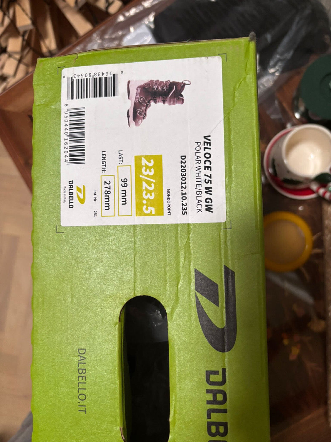 scarponi sci donna Dalbello Veloce 75 W tg. 23-23.5 usati