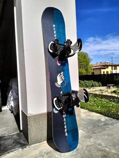 Tavola da snowboard con attacchi  Usata
