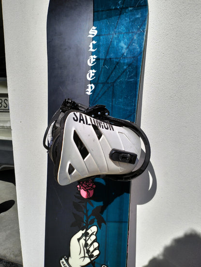 Tavola da snowboard con attacchi  Usata