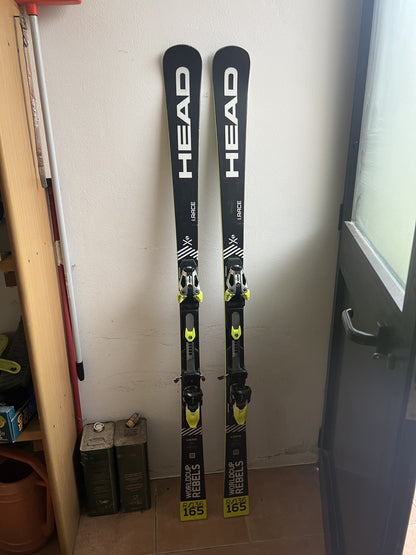 Sci Head Worldcup Rebels i.Race 165cm r13.6 19/20 FF16 usati