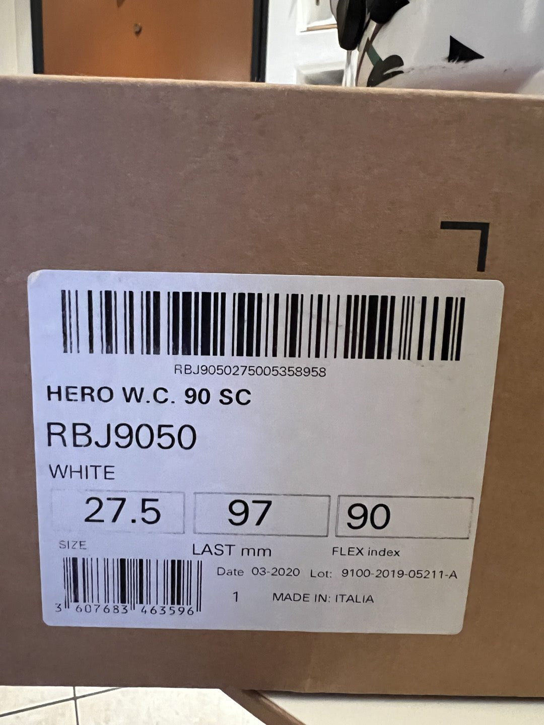 Scarponi sci Rossignol Hero World Cup 90SC tg 27.5 usati