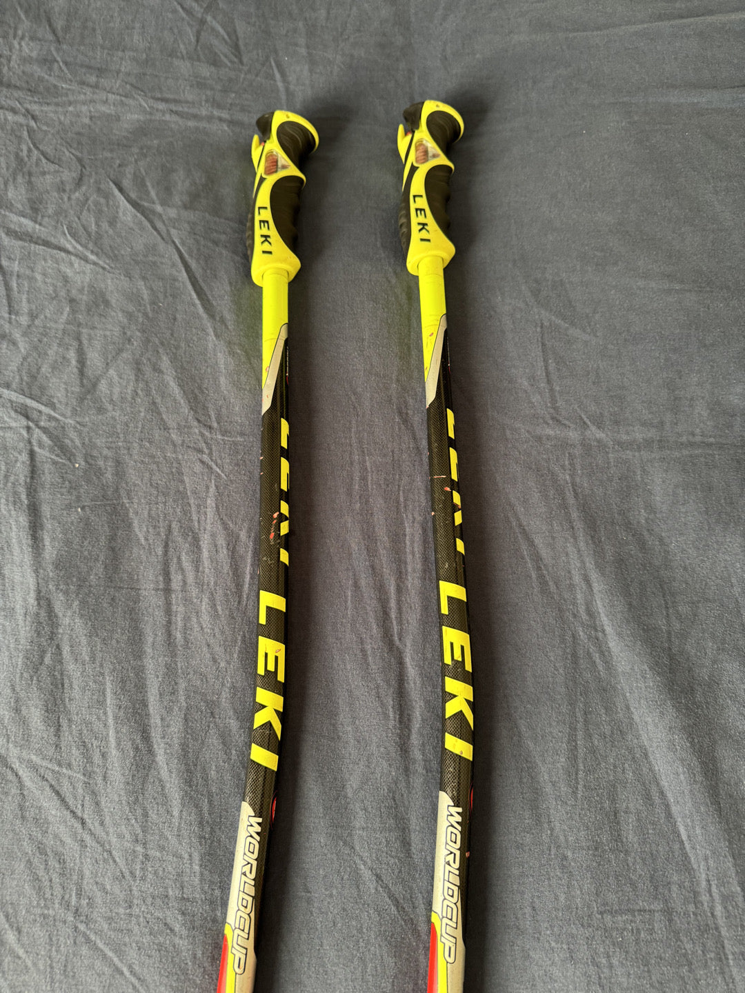 Bastoncini sci Leki World Cup Lite 120cm usati