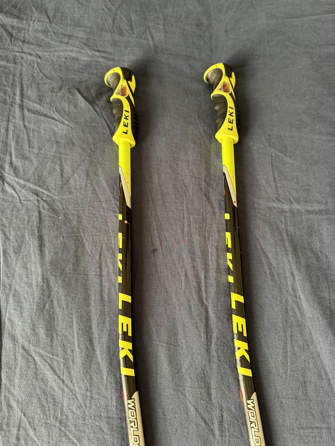 Bastoncini sci Leki World Cup Lite 120cm usati