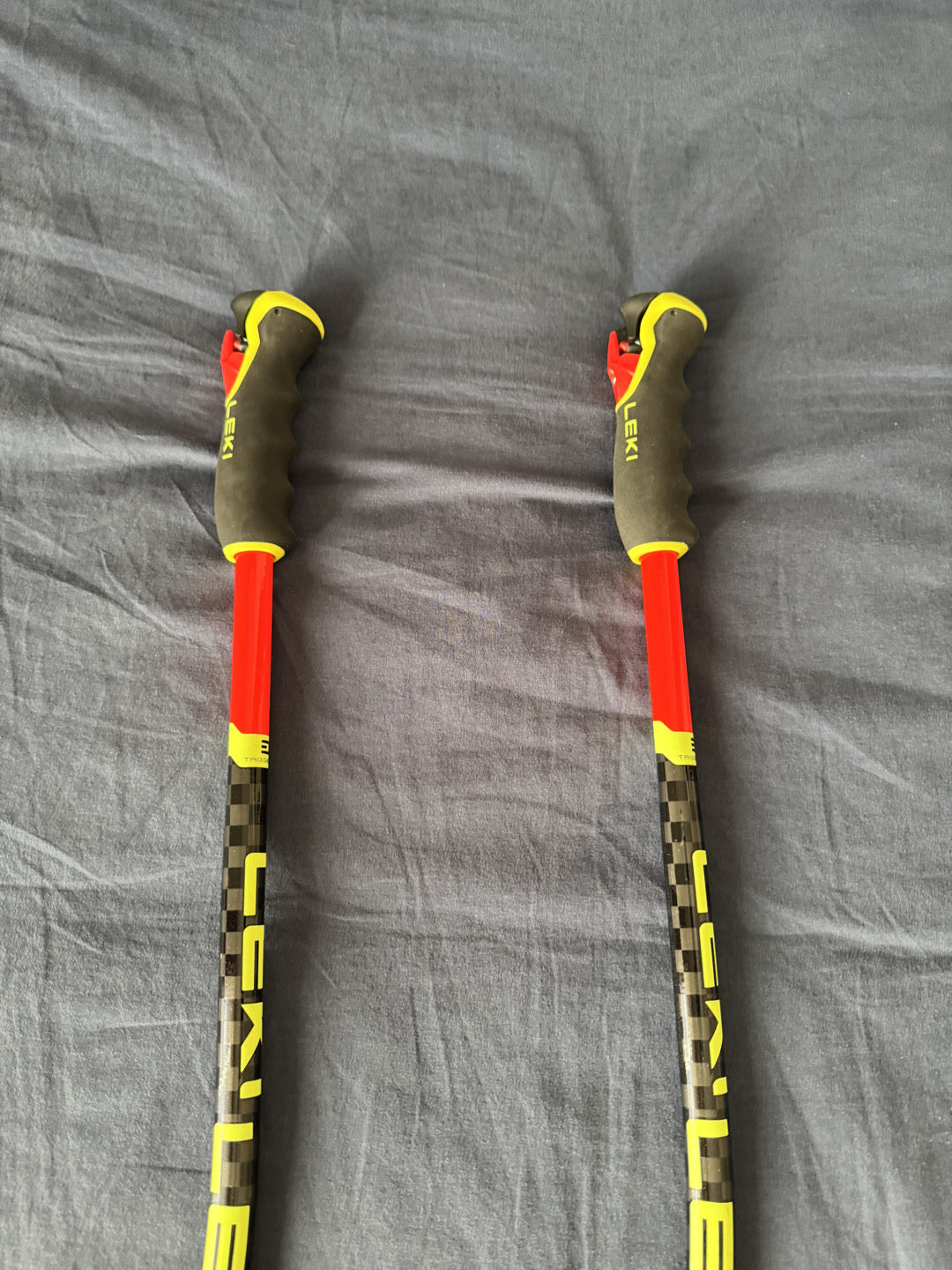 Bastoncini sci Leki World Cup Racing 130cm usati
