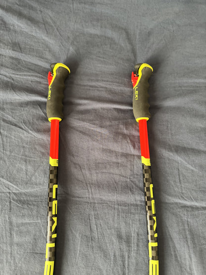 Bastoncini sci Leki World Cup Racing 130cm usati