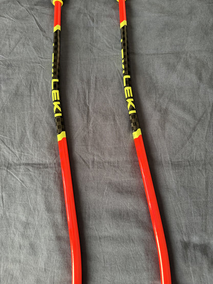Bastoncini sci Leki World Cup Racing 130cm usati