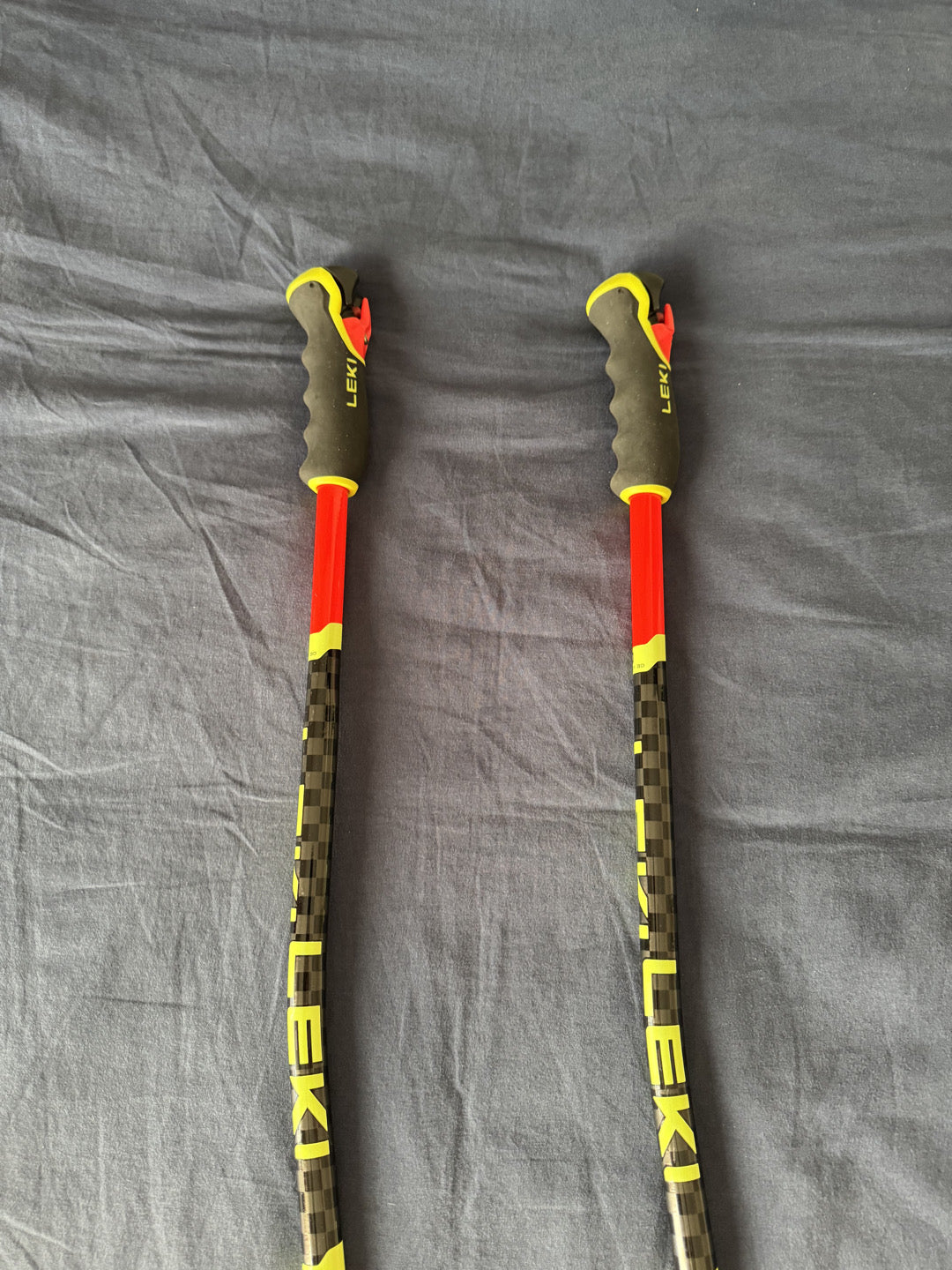 Bastoncini sci Leki World Cup Racing 130cm usati