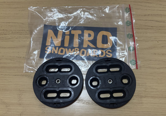 Attacchi snowboard Nitro universal disk nuovi