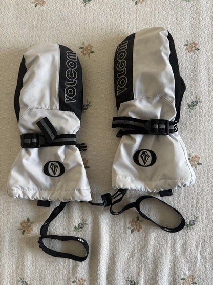 Guanti moffole snowboard Volcom tg. S usati