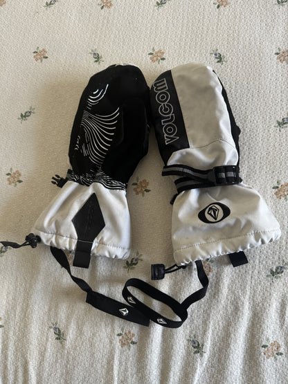 Guanti moffole snowboard Volcom tg. S usati
