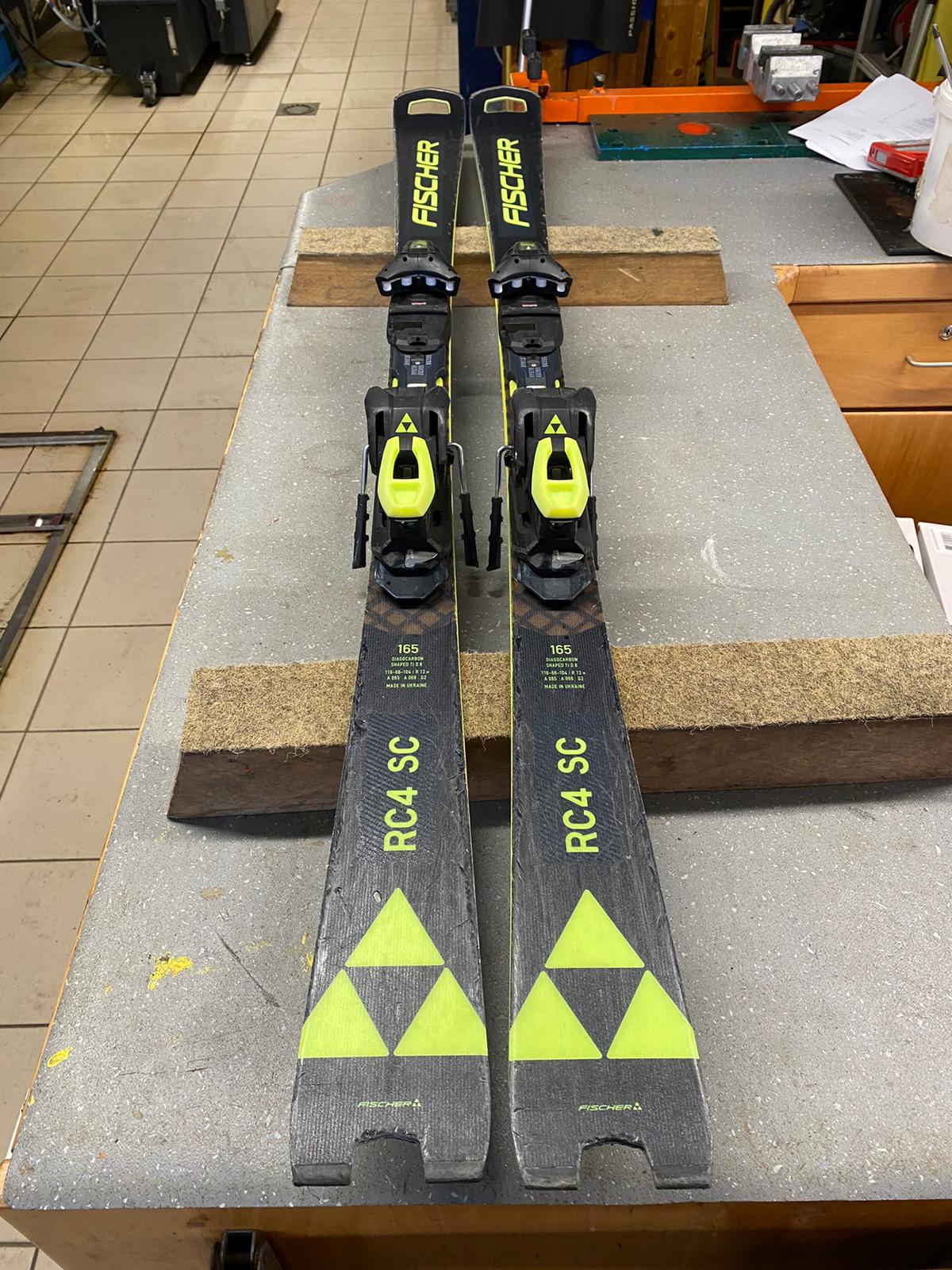 165cm Fischer RC4 SC r13 2023 usato