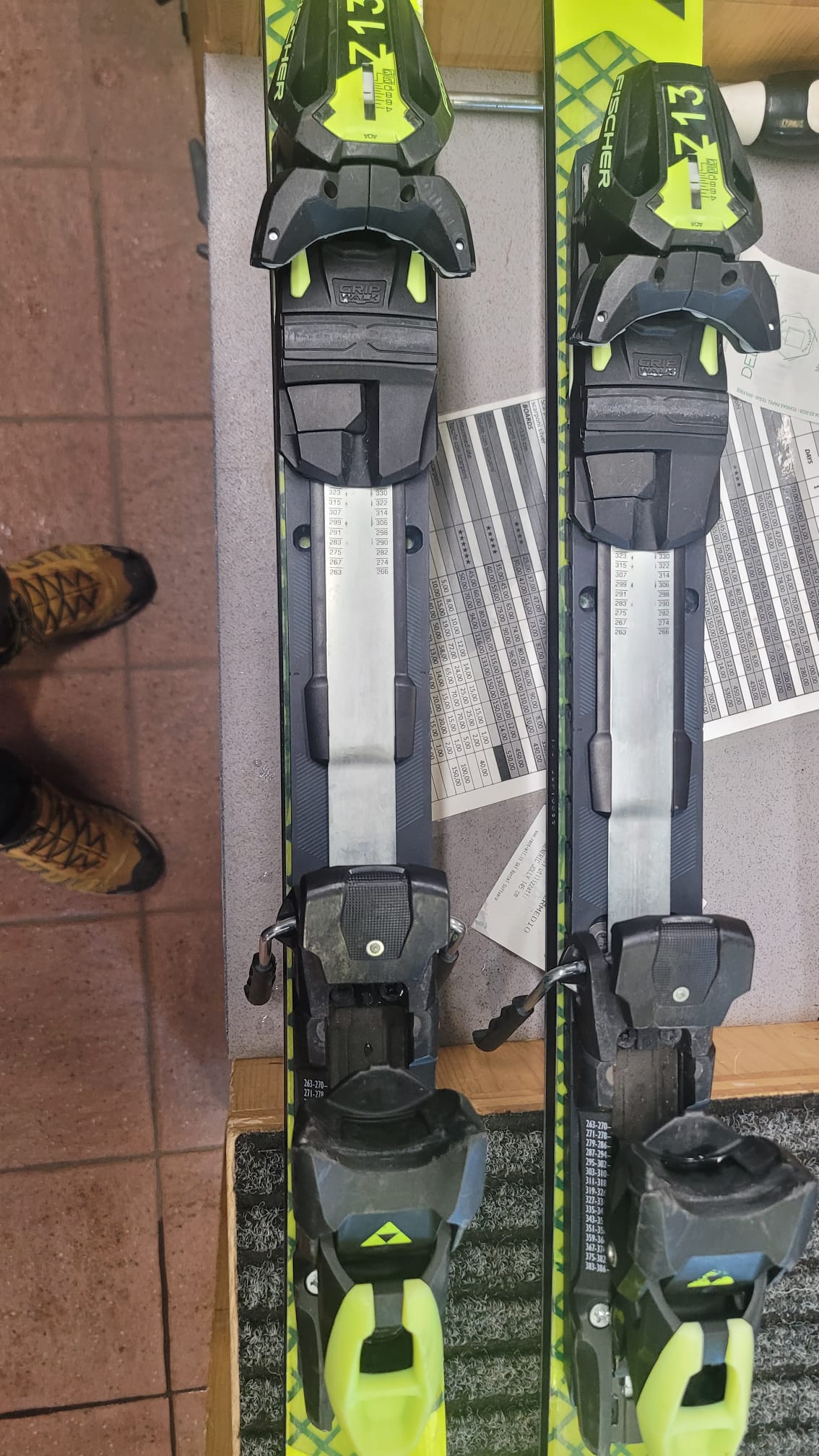 175cm Fischer RC4 CT r15.5 2025 usato