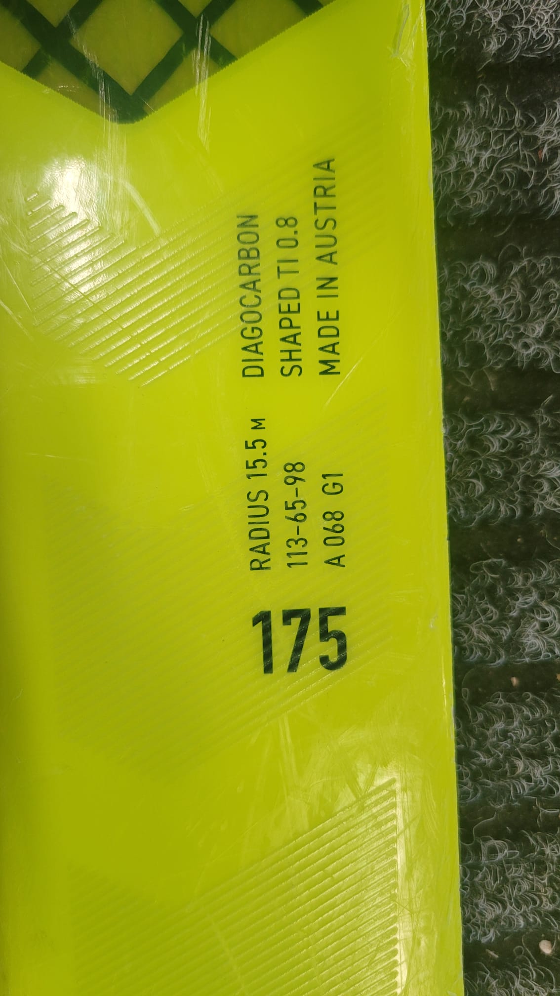 175cm Fischer RC4 CT r15.5 2025 usato